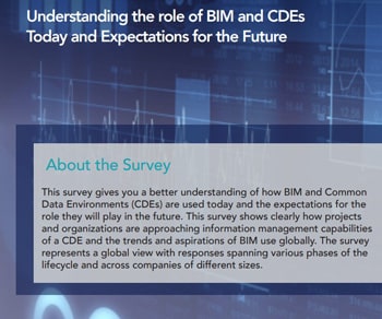 'Industry Survey: Understanding the role of BIM and CDEs Today and Expectations for the Future' Industry Report